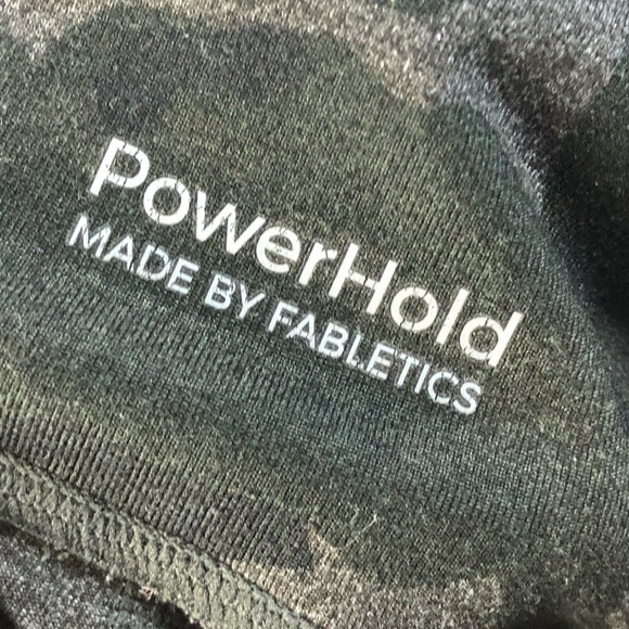 Fabletics Heather Camo Powerhold 7/8 Athletic Leggings M - Picture 6 of 6